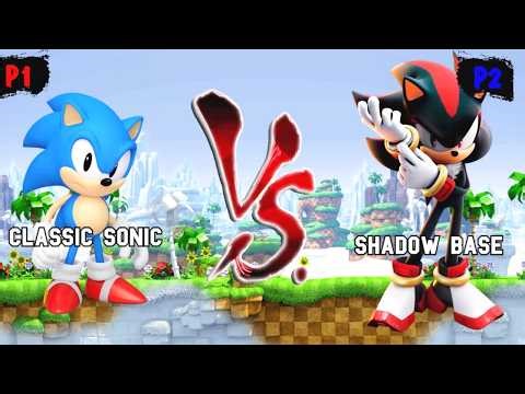 Classic Sonic VS Shadow I Sonic Battle JUS MUGEN v4