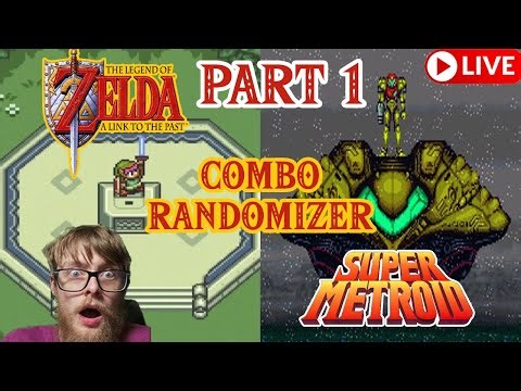🔴 Part 1 Super Metroid/Link to the Past Combo Randomizer! Real SNES Footage! 1440p!