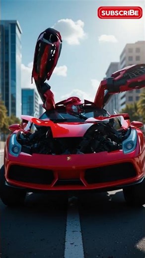 Trnasfomar car🤖 | Future of AI #AI #Robotics