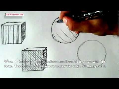 Hatching and Cross-Hatching - using line to create value