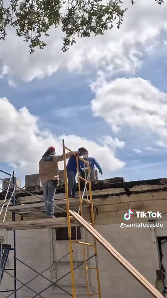 The castle doesn't look so castle-like anymore 🫣 #oldhouse #housetour #houseoftiktok #homerenovation