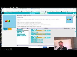 Unit 3 Lesson 6 Page 7 (rainbow snake) Code.org Discoveries 20/21