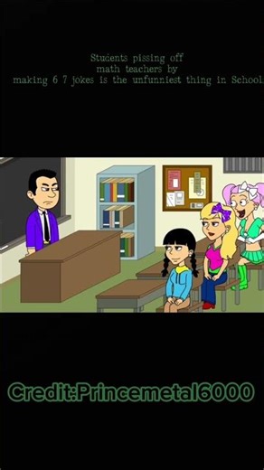 Teachers bout to lost it when that “number meme” is said #relatable #goanimate #unfunnymemes