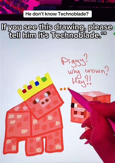 Discovering Technoblade: Art and Drawing in Minecraft