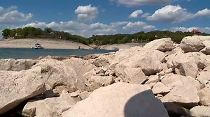 WATCH: Medina Lake was 71 percent full a year ago. Today, it's just 34 percent full. Now, local farmers say they're worried what it could mean for them. STORY: https://news4sanantonio.com/news/local/medina-lake-levels-drop-farmers-concerned | News 4 San Antonio