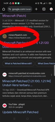 tutorial download Minecraft patch