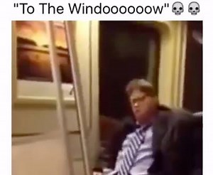 To the window.. to the wall.. lol... | Voiced Humor