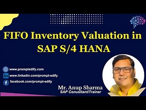 What is the FIFO Inventory Valuation process in SAP S4 HANA