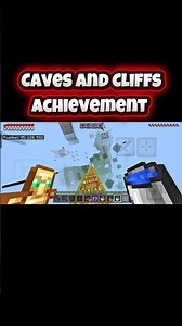 Caves and Cliff Achievement in Minecraft #ogmcfam