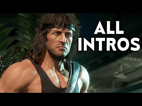 MORTAL KOMBAT 11 Rambo All Intros Dialogue Character Banter MK11