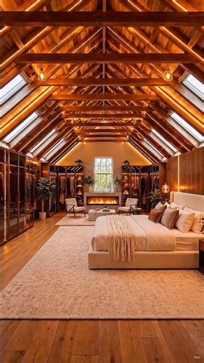 Abandoned Attic → Luxury Master Loft Suite | Incredible AI Home Transformation ✨🏡 #shorts