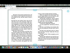 A Boy Called Bat Chapter 8