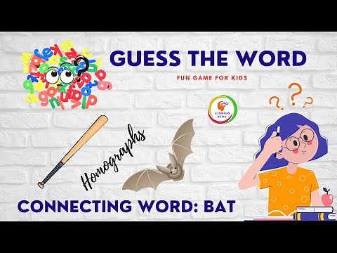 Guess the word with Picture clues | Homographs | Easy Kids Quiz