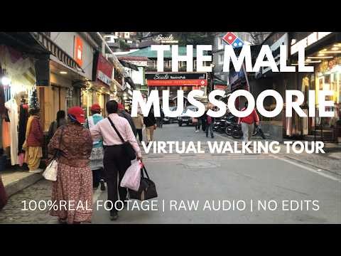 Mussoorie Mall Road Walking Tour 🚶‍♂️ | Raw Crowd Sounds & Ambience (No Edit)