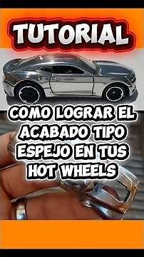 TUTORIAL 3: MIRROR finish for your custom Hot Wheels @Mattel @HotWheels #hotwheels #custom