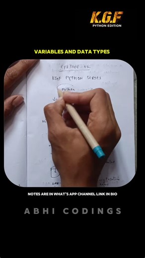 Abhiram | coder 👨‍🎓 on Instagram: "Variables And Data Types in Python ❤️📈 . . . . #AbhiCodings #pythoncoder #pythonlife"