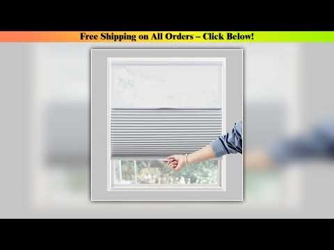 Persilux Day/Night Cellular Shades, Blackout Top Down Bottom Up Honeycomb Blinds for Windows,