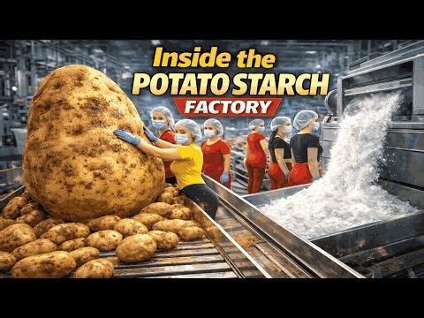 Inside the Potato Starch Factory – How Millions of Units Are Made Daily
