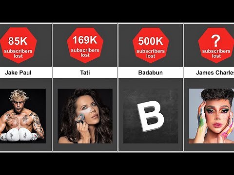 Top 30 Most Unsubscribed Channels in 24 Hours | Most Subscribers Lost in One Day