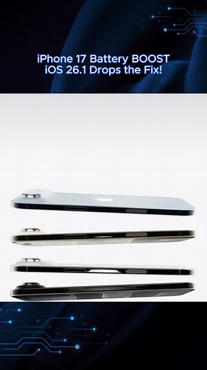 Your iPhone 17 Just Got 30 Mins MORE Life! 🔥 iOS 26.1 Battery Secret REVEALED! #iPhone17 #iOS26 #BatteryHack #Reels #AppleTips #TechUpdate #MustSee #LifeSaver | Digital Pulse