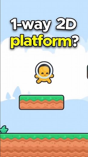 Make a 2D one-way platform in Godot - in 30 SEC 🔥