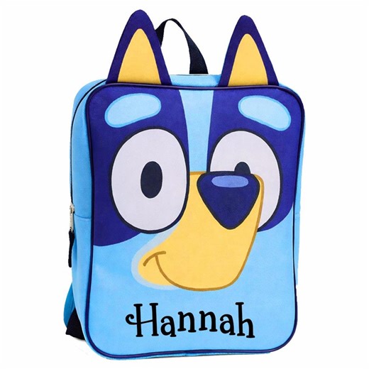 Personalized Bluey Backpack – 14 Inch Toddler School Bag With Ears - Etsy