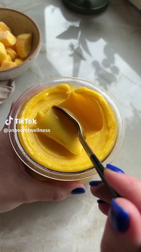 2 Ingredient Mango Sorbet in Ninja Creami