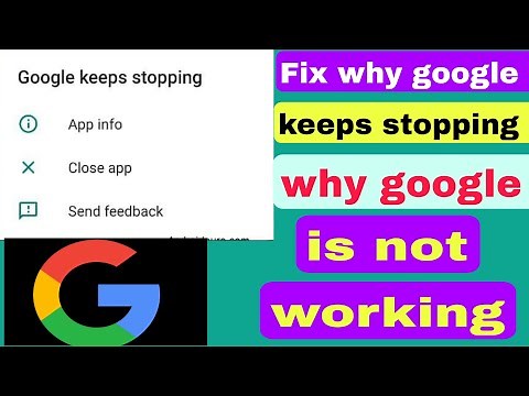 Fix why google keeps stopping | why google is not working | google app not opening problem 2023