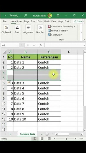 Super Fast Way to Add Rows in Excel WITHOUT INSERT! 🔥#excel #exceltutorial #exceltricks #exceltips