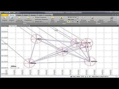 How to Process DGPS raw Static data in Trimble Business Center software?
