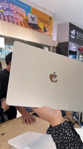 2025 Macbook Air 15 M4 Chip $1,119 - Apple M4 Chip (10C / 10GPU) - 16GB Unified Memory - Storage : 256GB - 15.3" (2560*1664) Liquid Retina 500 nits - Magic Keyboard with Touch ID - Color : Sky Blue - Note : 1 Year Warranty - Code : CAIRM415-A1 -------------------------- - Free : Mouse Bluetooth | MousePad - Free : Cleaning Kit Water | Chantra Store | Facebook