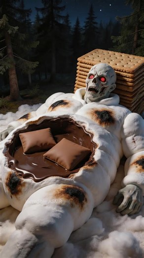 Midnight Candy Autopsy ASMR 🍬🧠😱 Crunch, crack, and melt in this oddly satisfying ASMR short. Sweet textures meet spooky desserts as cookies, marshmallows, and candy collide in a surreal midnight feast. Can you handle the sounds till the end? #ASMR #OddlySatisfying #CandyASMR #Shorts #Viral #Satisfying #FoodArt #WeirdFood #Relaxing #Trending