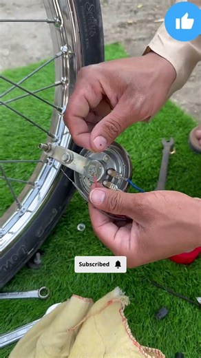 bike ke tyre ka haran lagane ka best tarika ✅💯#mechanicaltraining #ytshorts #diy#viralshort #bike