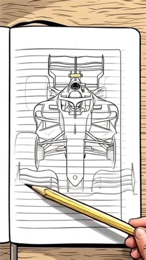 F1 Racing Action Animation