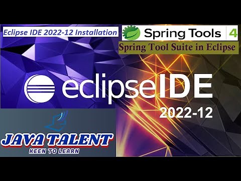 Installing Eclipse and Integrating Spring Tool Suit in Eclipse IDE | Eclipse IDE 2022-12 Install