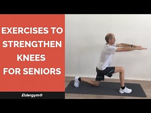 Exercises to Strengthen Knees for Seniors, exercises for the elderly, senior fitness, training.