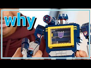 Why LEGO Soundwave is a cassette player