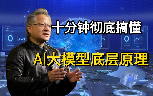 【AI大模型原理】全网首发！AI博士手把手带你10分钟彻底搞懂AI大模型底层原理！小白也能轻松看懂！带你从0构建对大模型的认知！AI大模型|LLM