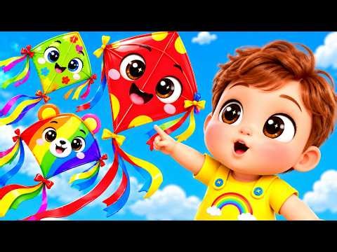 Kite Flying Song | Let's Fly a Kite | KidssVenture - Nursery Rhymes & Kids Songs