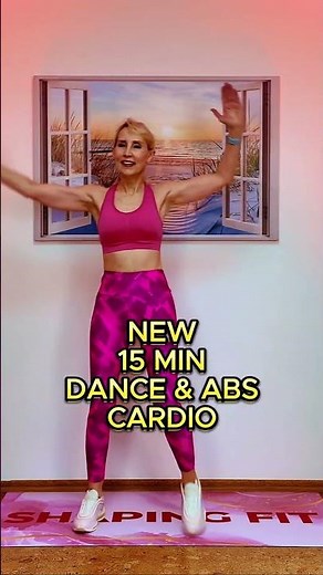 15 Min Dance Aerobics + Abs Workout 🔥 Cardio & Core Fat Burn (No Equipment)