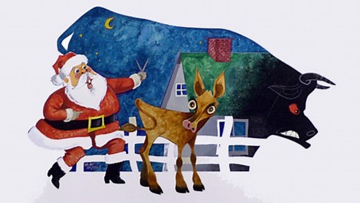 Clarabell the Christmas Cow