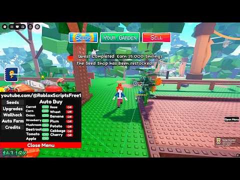 BEST Garden Horions Script Auto Farm Mobile & PC