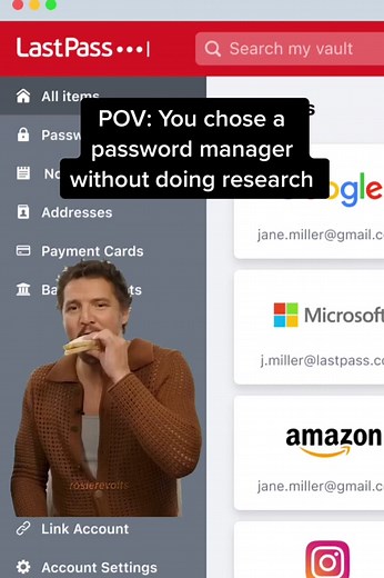 #cybersecurity #cyber #security #lastpass #password #manager #passwordmanager #capcut #pedropascal #fyp #for #you #yourpage