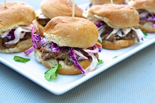 Carne Asada Sliders with Spicy Mexican Coleslaw - The Defined Dish