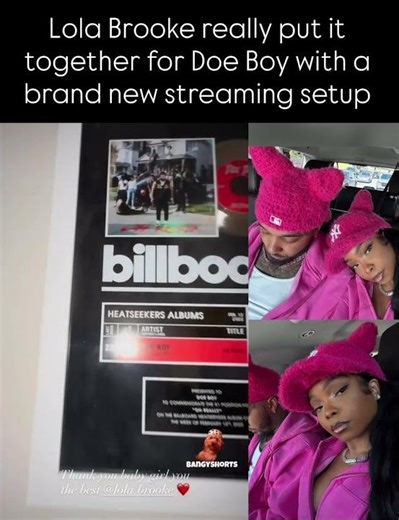 Lola Brooke really put it together for Doe Boy with a brand new streaming setup