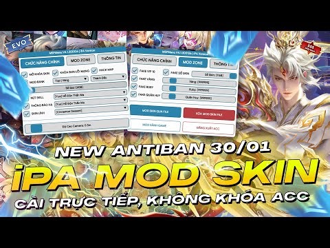 [CHỨNG CHỈ MỚI] Hướng Dẫn Tải iPA Menu Mod Skin Liên Quân Trực Tiếp Mới Nhất Cho iOS | Mod Skin Pro