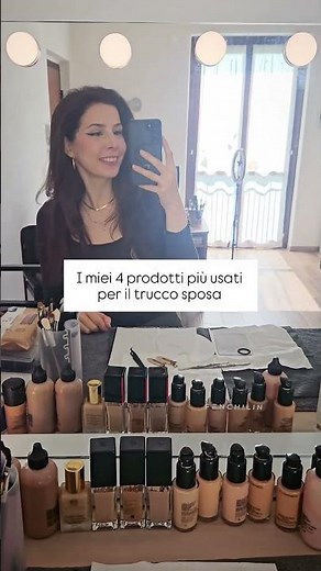I miei 4 prodotti più usati per il make up sposa ✨💛