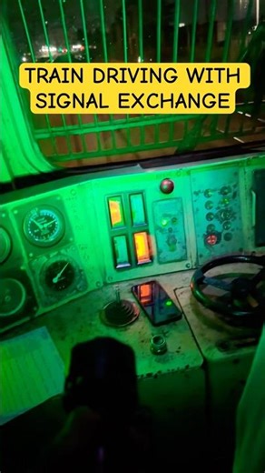 RAILWAY LOCO PILOT DUTY, LOCO PILOT NIGHT TRAIN DRIVING WITH WAG 7 #shorts #locopilot #wag7 #vlog