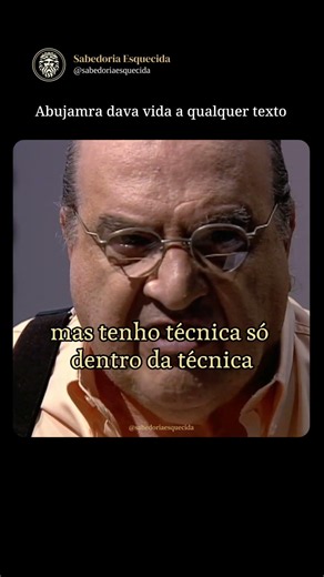 Não quero nada! - Abujamra recita Fernando Pessoa #sabedoriaesquecida #reflexão #abujamra #reflexão