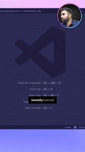 This new VS Code terminal feature is magical 🔥 If you want to run any action inside the terminal but you don't remember the exact command. just press `Ctrl i` inside the terminal. it opens a little chatbox. Now you can type in plain English. and VS Code will figure out the correct command and run it for you. saves a ton of time and frustration :) Hope this helps ✅️ Drop a Like if you found this post helpful! ❤️ Follow RammCodes for more 💎 #html #ai #github #coding #webdevelopment #programming 